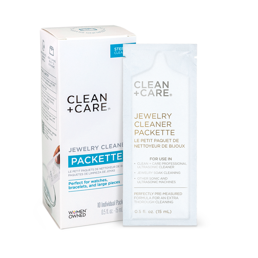 Jewelry cleaner packette