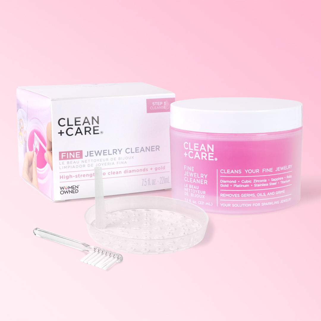 A jar of Fine Jewelry Cleaner with packaging