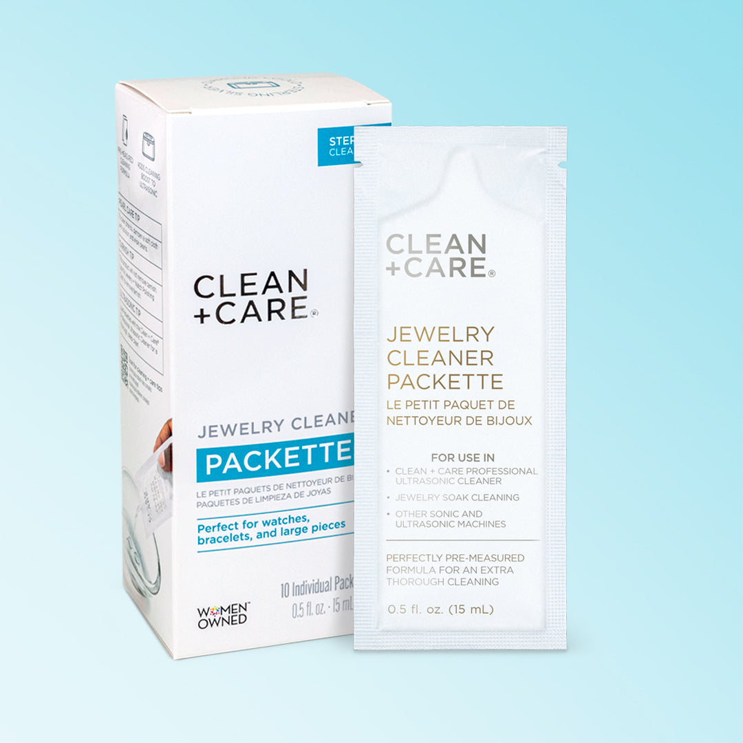 Jewelry cleaning packette