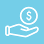 hand holding money icon