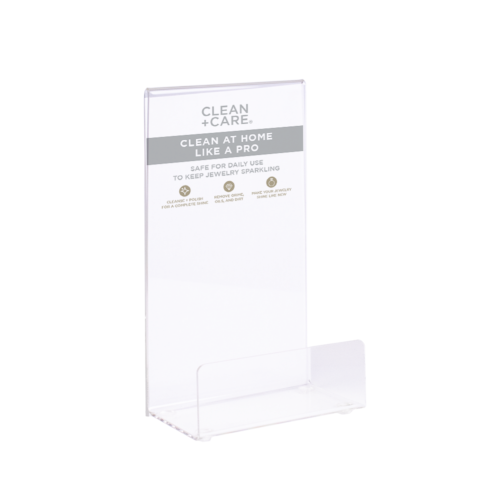 Point-of-Sale Display for jewelry cleaner