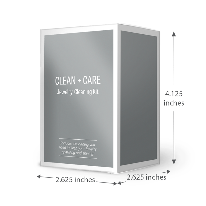 Clean + Care Jewelry Cleaning Kit dimensions