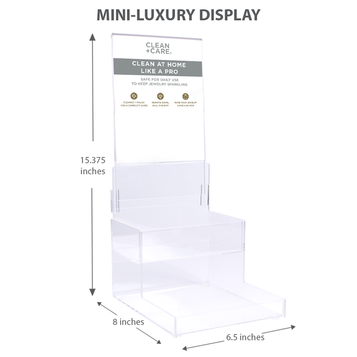 jewelry cleaner display stand
