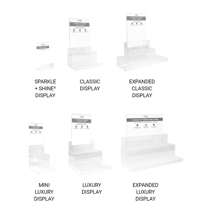 Jewelry cleaner display stand dimensions
